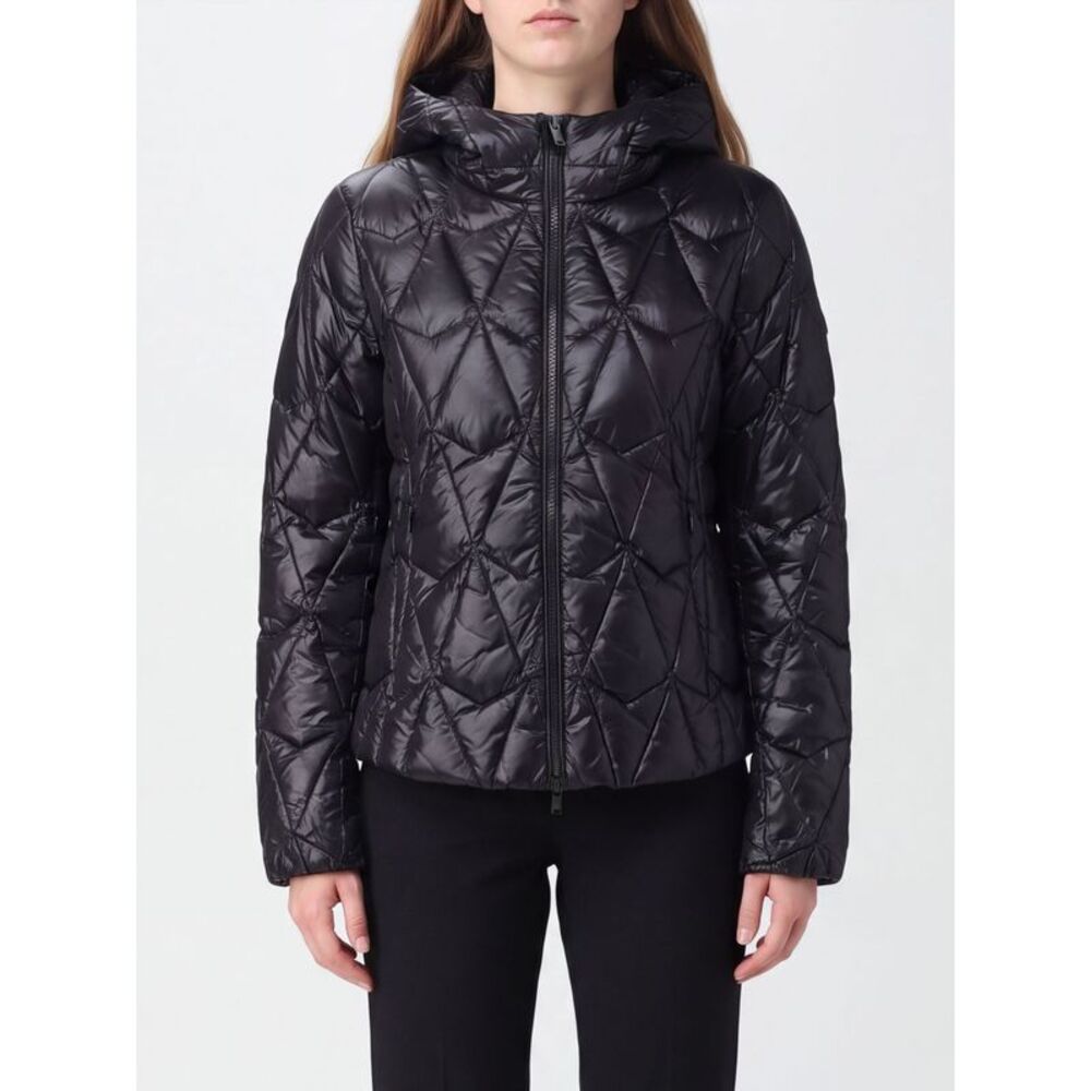 Moose Knuckles Women Moose Knuckles Cropped Quilted Nylon Hooded Down Jacket